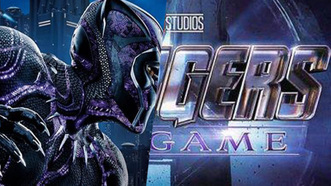 Montage des affiches de Black Panther et Avengers
