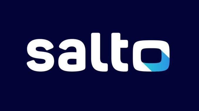 Salto concurrente de Netflix et Molotov Logo de Salto, ensemble composé de France Télévisions, TF1 et M6