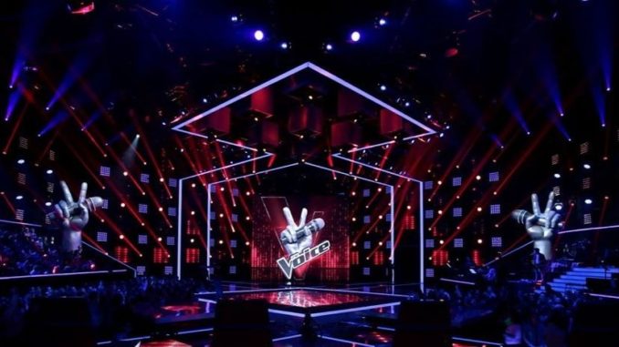 The Voice : vers un report de la demi-finale et de la finale ? Le plateau de The Voice, sur TF1.
