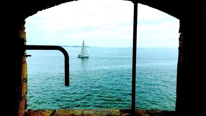 Une vue sur la mer à partir du Fort Boyard (Crédits photo : Fort Boyard).